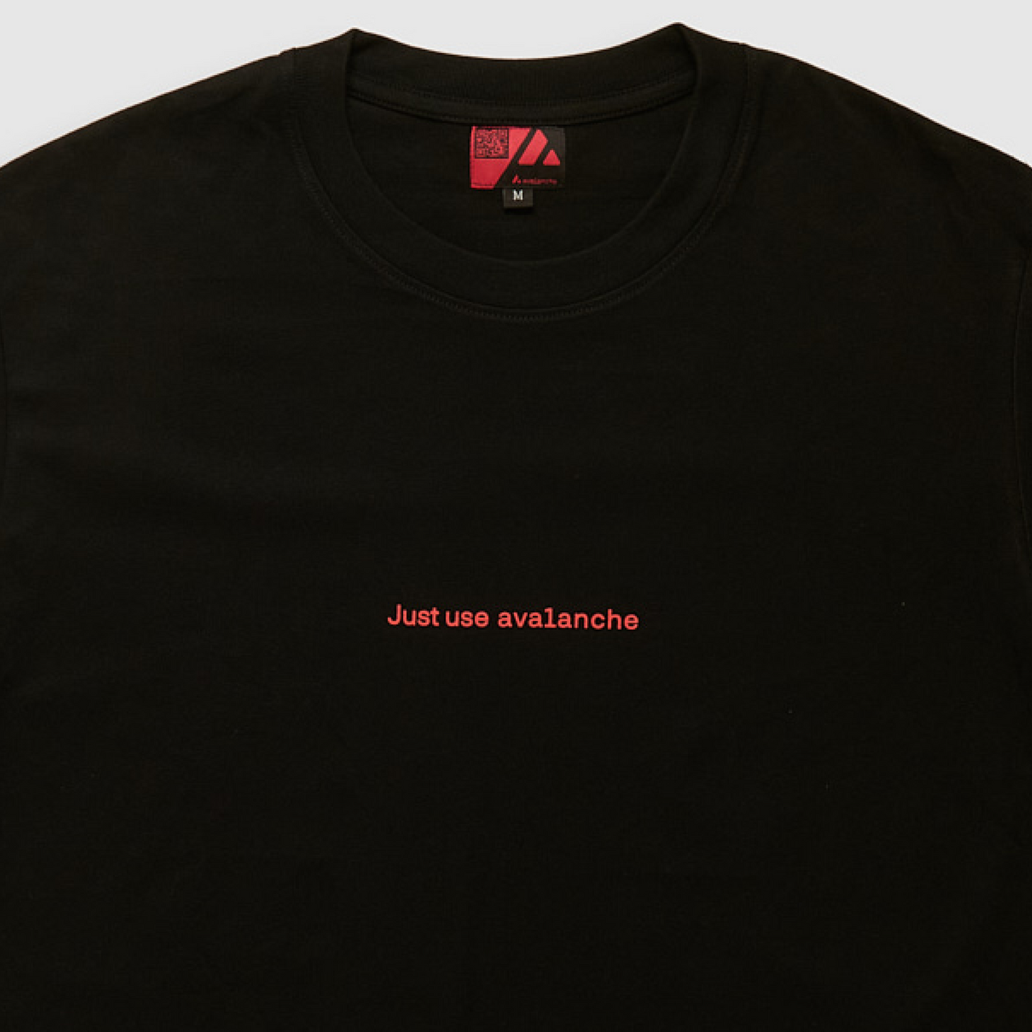 Just Use Avalanche Black T-Shirt